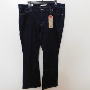 JR60 Levi's 715 Blue Women's Western Bootcut Jeans Size 18 / 34x30